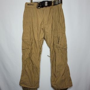 Burton, The White Collection Pants, Large, Brown, Snowboard